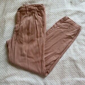 Anthropologie Lightweight Pink Pants 25P